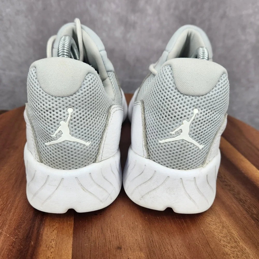 Jordan J23 Low Sneakers Mens 8 White Gray‎ Lace Up Trainers Shoes 905288-100